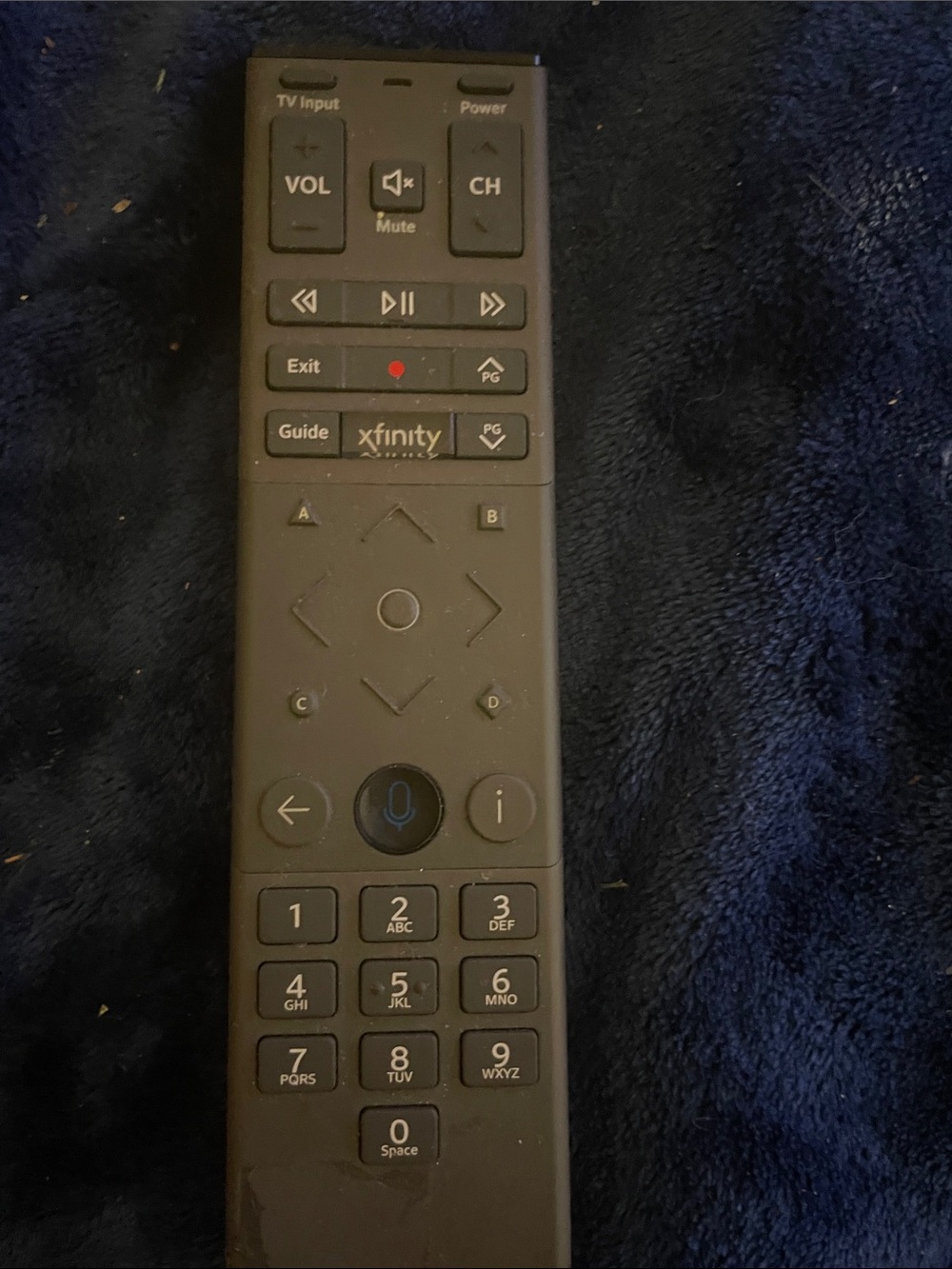 Xfinity Voice TV Remote - Black